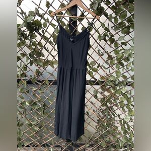 Horses Atelier black silk Slip Dress